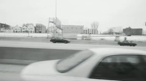 Chicago Interstate Stock Footage 14824672