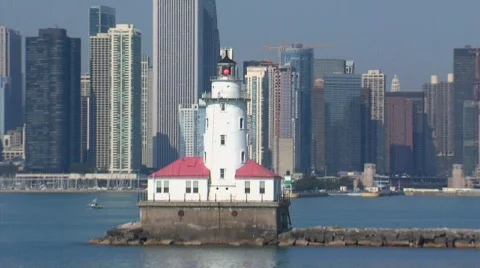 Chicago Lakefront Stock Footage 514891