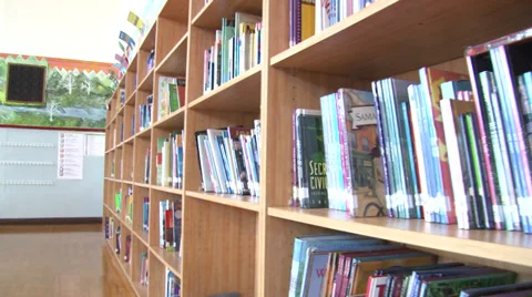 Chicago Library School Books 動画素材 36123383