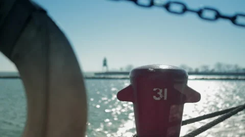 Chicago lighthouse Stock Footage 41307830