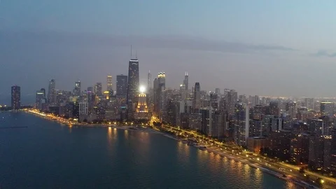 Chicago Lighthouse at Night 動画素材 94968420