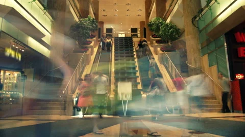 Chicago Lobby Escalator 動画素材 46629454