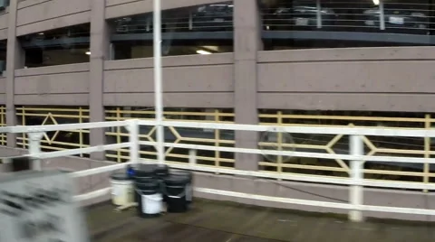 Chicago Loop Elevated L Train - View from Window - Part 5 Stock Footage 49924509