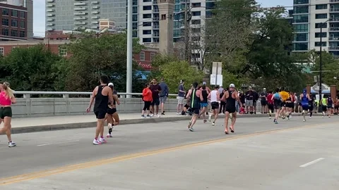 Chicago Marathon Runners Видео 162705387