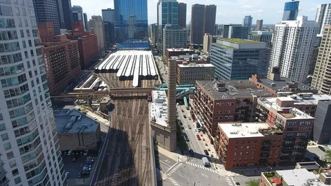 Chicago Metra train station Видео 113706314