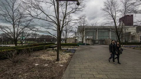 Chicago, Millennium Park Hyperlapse Stock Footage 132064684