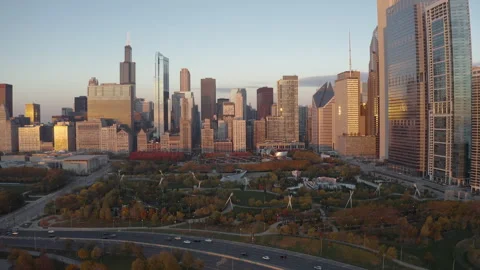 Chicago Millennium Park V3 Stock Footage 246951268