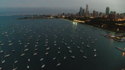 Chicago Monroe Harbor 7 Stock Footage 276904604