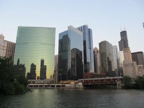 Chicago in motion Stock Photos