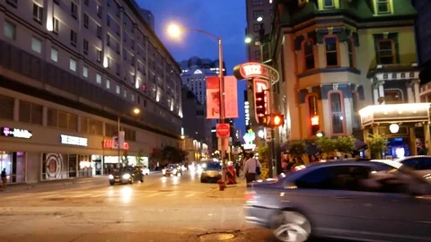 Chicago at Night Video stock 78211054