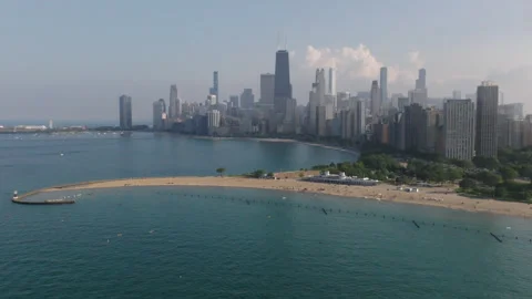 Chicago North Ave Beach 2 Stock Footage 276904727