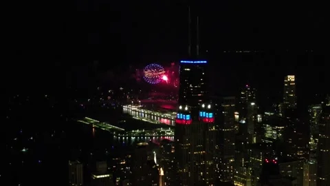 Chicago, Old Town on the 4th Stock Footage 201313158