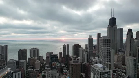 Chicago, Old Town Hyper Lapse Stock Footage 217013545