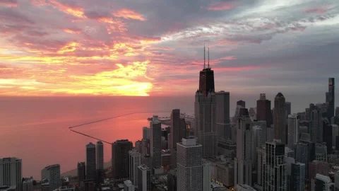 Chicago, Old Town Hyper Lapse Stock Footage 220196920