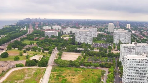 Chicago Outskirts Stock Footage 219825391