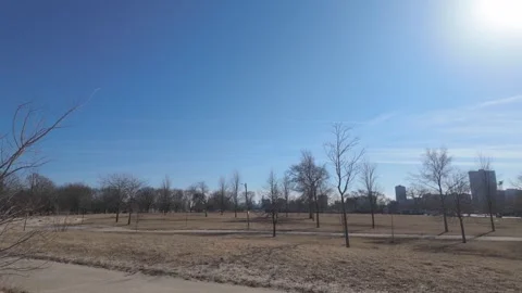 Chicago Parks in Winter Stock Footage 331575547