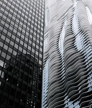 Chicago patterns 库存照片