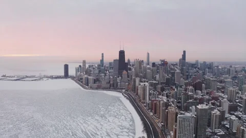 Chicago Polar Vortex Stock Footage 246508372
