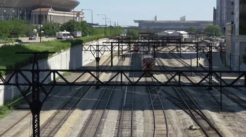 Chicago railway Stock Footage 54907126