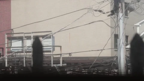 Chicago Redline Through Window 2 Stock Footage 79020366