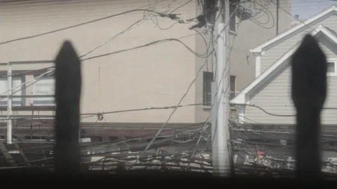 Chicago Redline Through Window Stock Footage 79020362