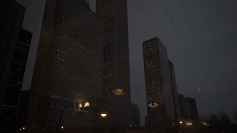 Chicago   refelctions 스톡 동영상 101687736