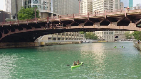 Chicago River and Views 5 Stock Footage 276902377