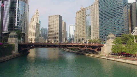Chicago River and Views 7 Stock Footage 276902397