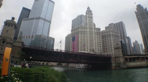 Chicago River 스톡 동영상 67497202