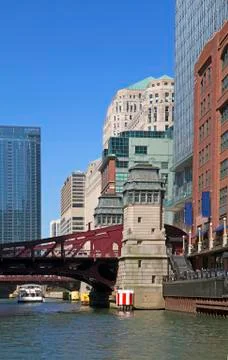 Chicago river Foto stock