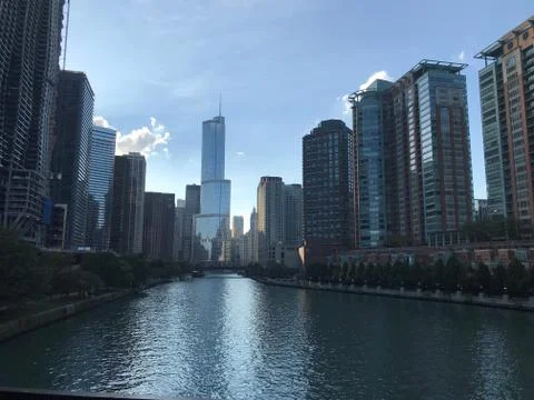 Chicago River 写真素材