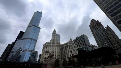 Chicago River Tour Sears Tower Stock Footage 318959157