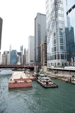 Chicago River Trip Stock Photos