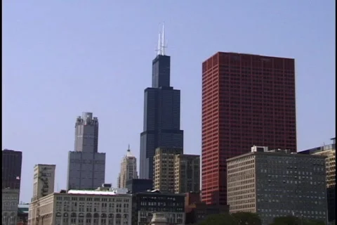 Chicago Sears Tower 1 Stockbeeldmateriaal 297054