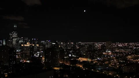 Chicago Sears Tower Time Lapse No.1 Stock Footage 45423235
