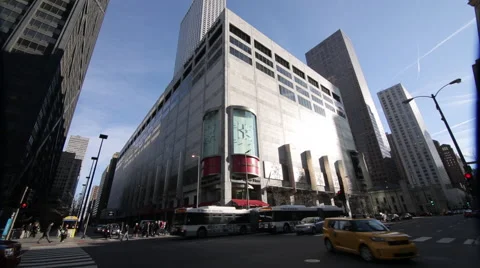 Chicago shopping district Stock-Footage 40268376