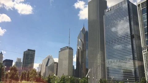 Chicago-side view 3 Stock Footage 92054564