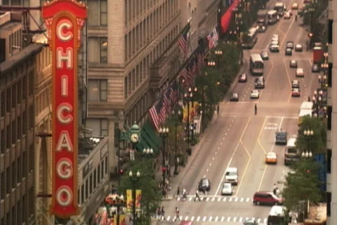 Chicago Sign Vídeo Stock 290543