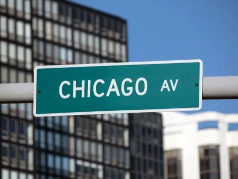 Chicago sign Stock Photos