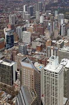 Chicago from the sky Stock-Fotos