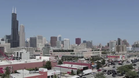 Chicago Skyline 1 Stock Footage 79020510