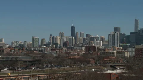Chicago skyline 2 Stock Footage 49694533