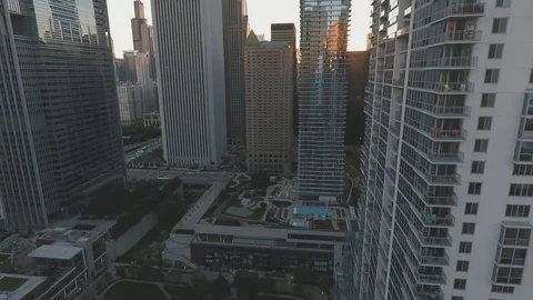 Chicago Skyline 2 스톡 동영상 98977609