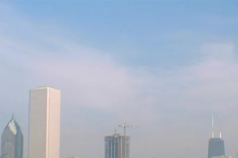 Chicago Skyline 3 Stock Footage 491337