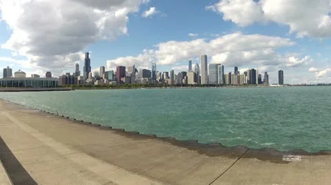 Chicago Skyline 4 Stock Footage 12095115