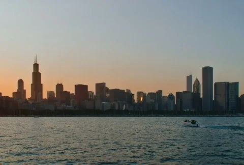 Chicago Skyline Endless Loop – Faster/Closer NTSC Vidéo 857294