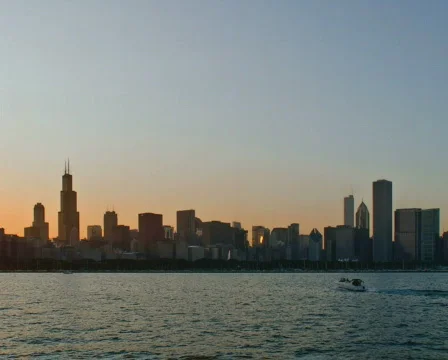 Chicago Skyline Endless Loop – Faster/Closer PAL Stock Footage 857297