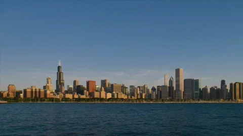 Chicago Skyline Endless Loop – Faster/Wider HD Vidéo 857394