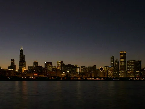 Chicago Skyline Endless Loop – Slower/Closer 400x300 Stock Footage 857090