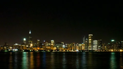 Chicago Skyline Endless Loop – Slower/Wider  480x270 Stock-Footage 857218
